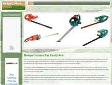 Tablet Screenshot of hedgecutters.org